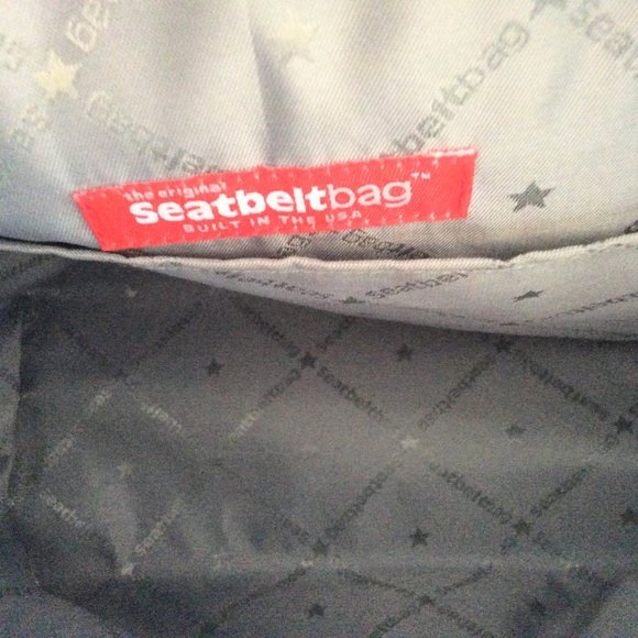 The Original Vintage Seatbelt Bag Large Brown Purse NWOT - Picture 6 of 7